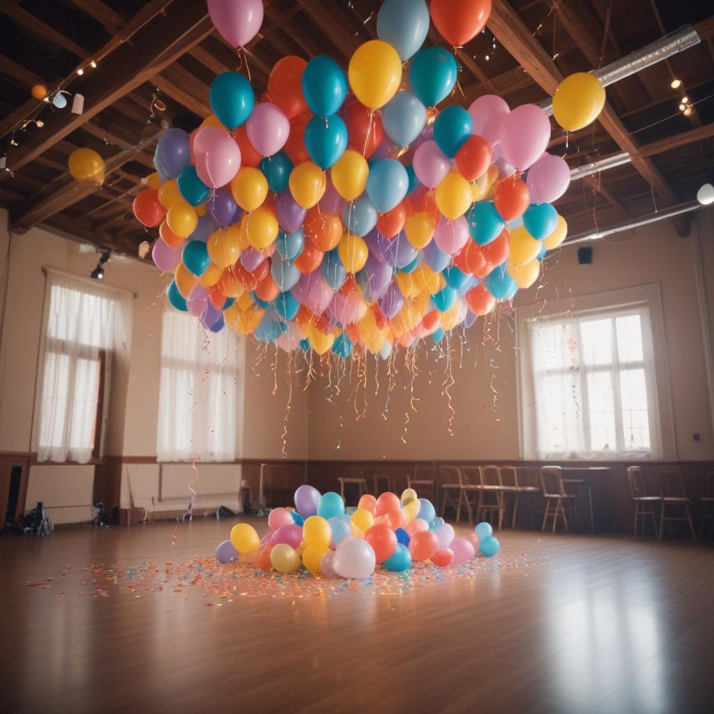 Шары под потолок с гелием: виды, монтаж и безопасность Шары под потолок с гелием: виды, монтаж и безопасность