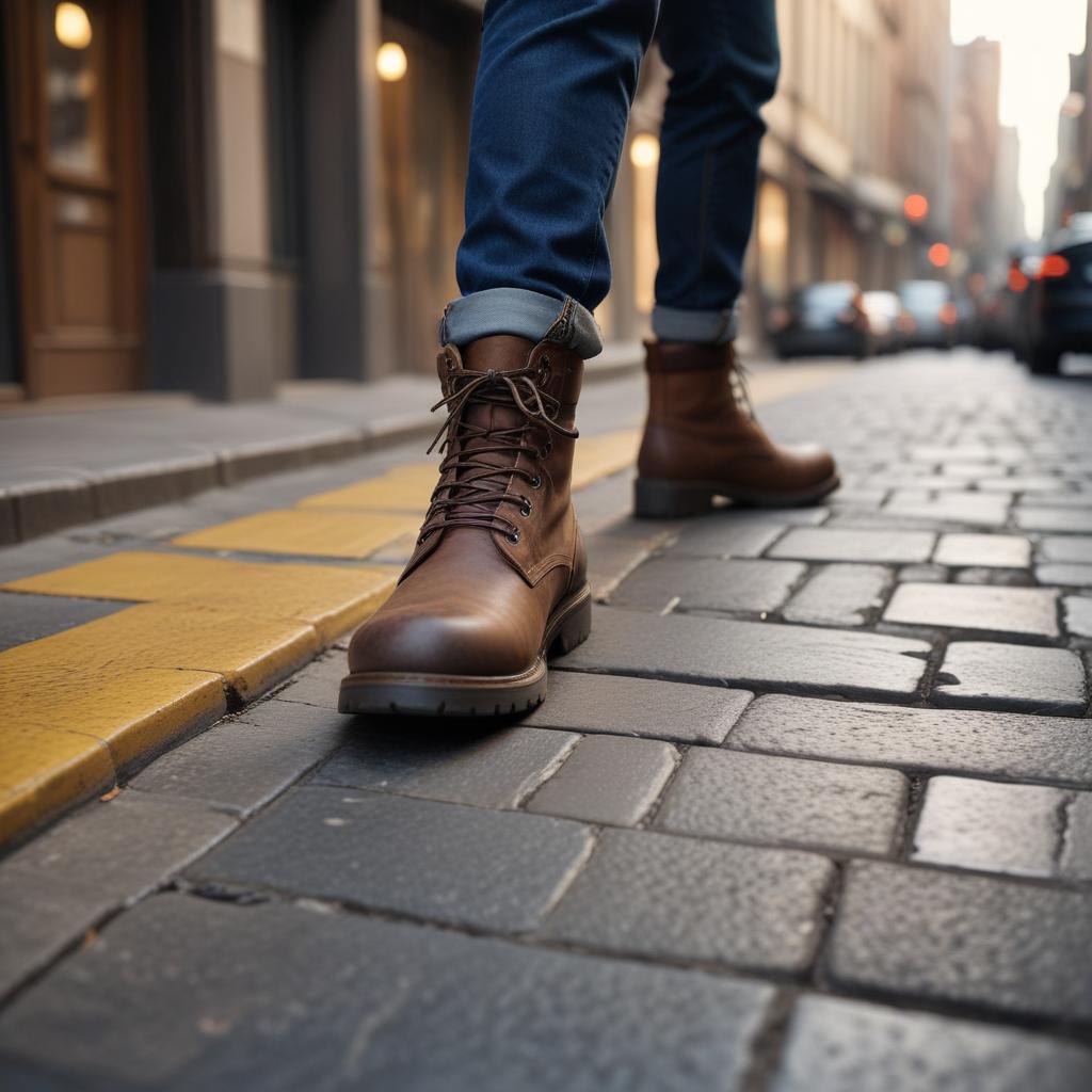 Мужские премиум-ботинки нацелены на долговечность благодаря качеству материалов и конструкции Мужские премиум-ботинки нацелены на долговечность благодаря качеству материалов и конструкции