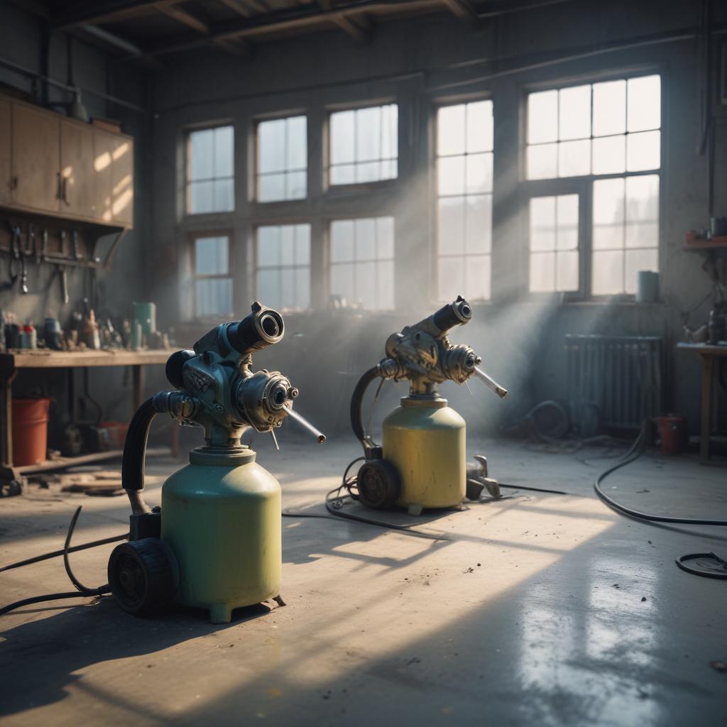 Безвоздушные окрасочные аппараты и краскопульты: обзор типов и условий поставки по России