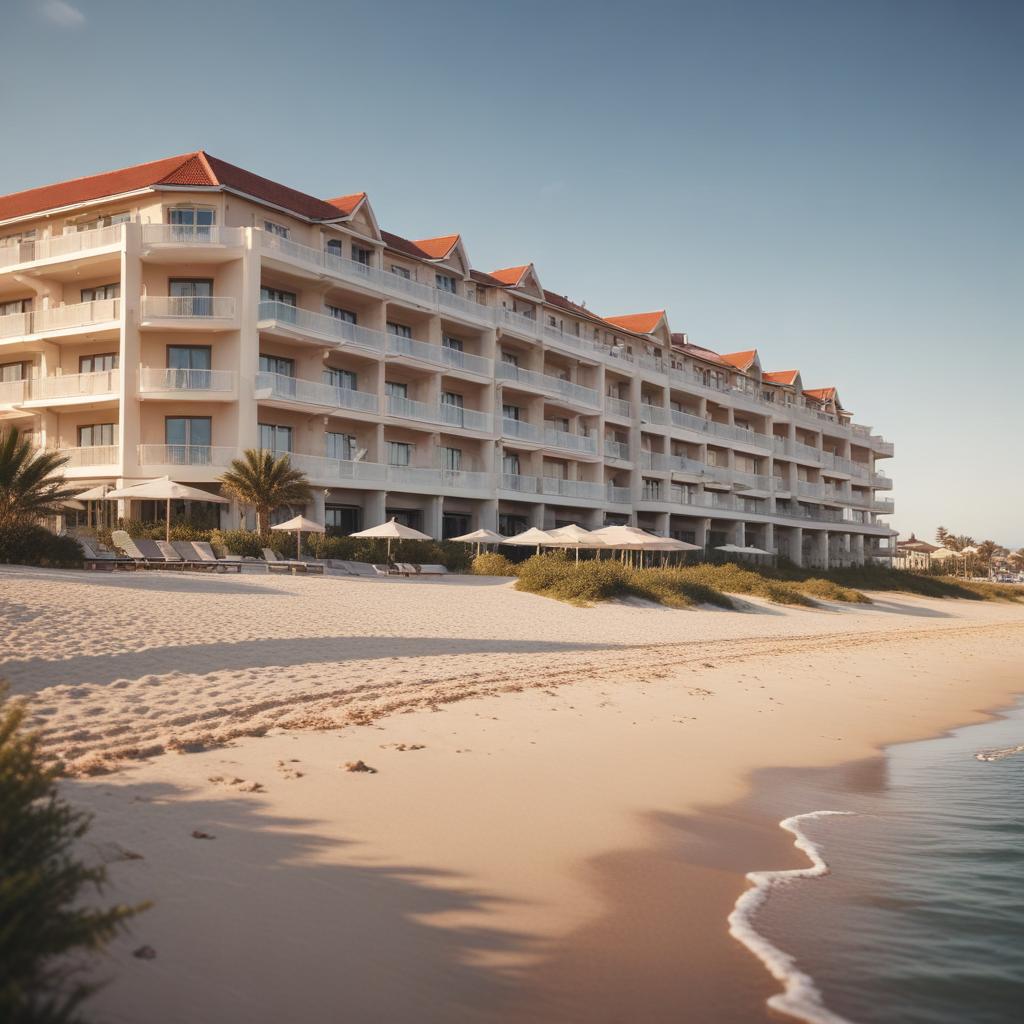 Инфраструктура приморского четырехзвездочного отеля на берегу моря